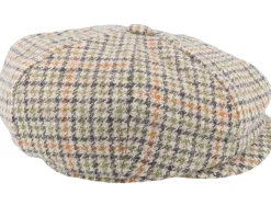 Kids Paper Boy Hat Olive Flat Cap - Upfront