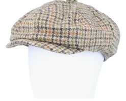 Kids Paper Boy Hat Olive Flat Cap - Upfront