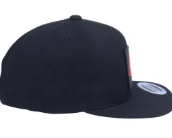 Kids Paper Fox Patch Black Snapback - Kiddo Cap
