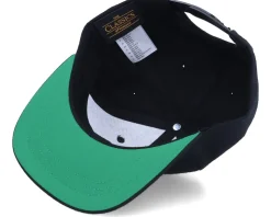 Kids Paper Fox Patch Black Snapback - Kiddo Cap