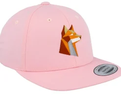 Kids Paper Fox Pink Snapback - Kiddo Cap