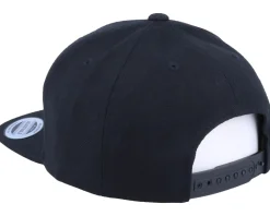 Kids Peeping Dino T-rex Black Snapback - Kiddo Cap