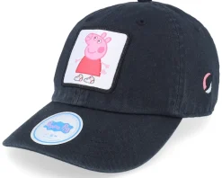 Kids Peppa With Sneakers Black Dad Cap - Peppa Pig
