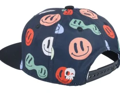 Kids Peppy Black Snapback - Headster