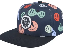Kids Peppy Black Snapback - Headster