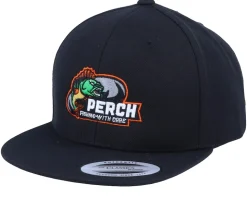 Kids Perch Black Snapback - Skillfish