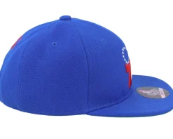 Kids Philadelphia 76ers Logo Flatbrim Blue Snapback - Outerstuff