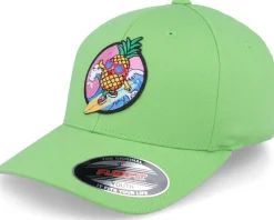 Kids Pineapple Surfer Summer Green Flexfit - Kiddo Cap