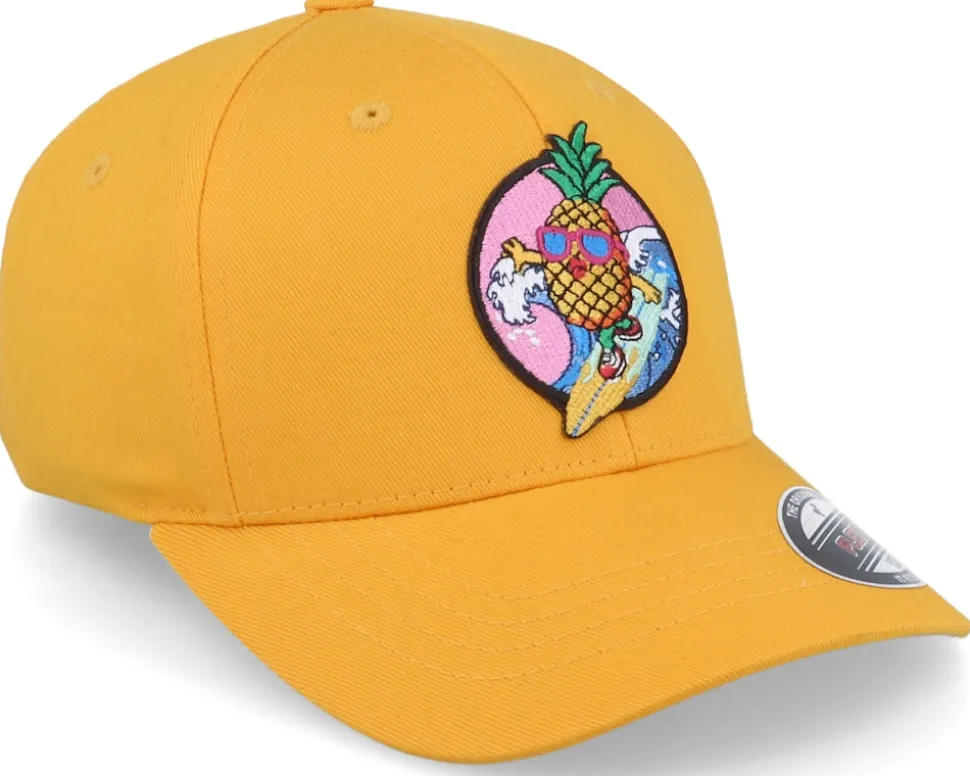 Kids Pineapple Surfer Summer Yellow Flexfit - Kiddo Cap