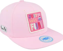 Kids Pink Just Have Fun Patch Snapback - Peppa Pig