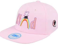 Kids Pink Kind Rainbow Snapback - Peppa Pig