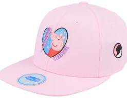 Kids Pink Starshine Heart Snapback - Peppa Pig