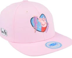 Kids Pink Starshine Heart Snapback - Peppa Pig