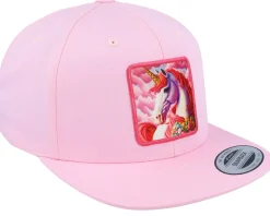 Kids Pink Unicorn Snapback - Unicorns