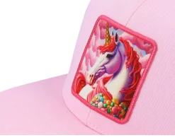 Kids Pink Unicorn Snapback - Unicorns