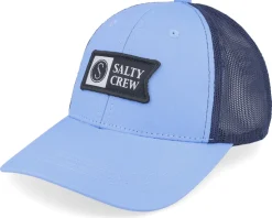 Kids Pinnacle Boys Retro Marine Blue Trucker - Salty Crew