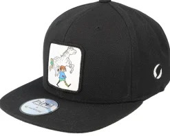 Kids Pippi The Horse Black Snapback - Pippi Longstocking