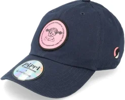 Kids Pippilotta Navy/Pink Dad Cap - Pippi Longstocking
