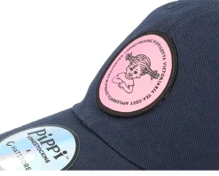 Kids Pippilotta Navy/Pink Dad Cap - Pippi Longstocking