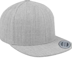 Kids Pirate Flag Side Heather Grey Snapback - Iconic