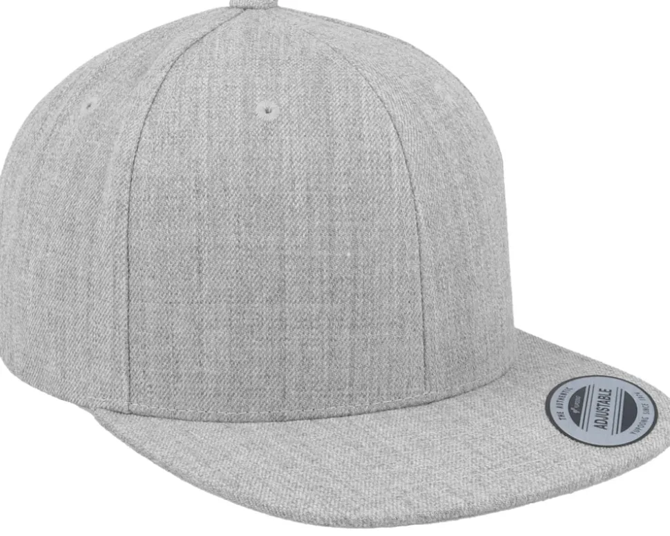 Kids Pirate Flag Side Heather Grey Snapback - Iconic