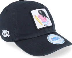 Kids Pirate George Black Dad Cap - Peppa Pig