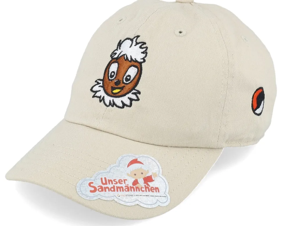 Kids Pittiplatsch Clouds & Stars Khaki Dad Cap - Unser Sandmännchen