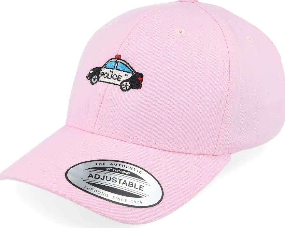 Kids Police Car Pink Adjustable - Kiddo Cap