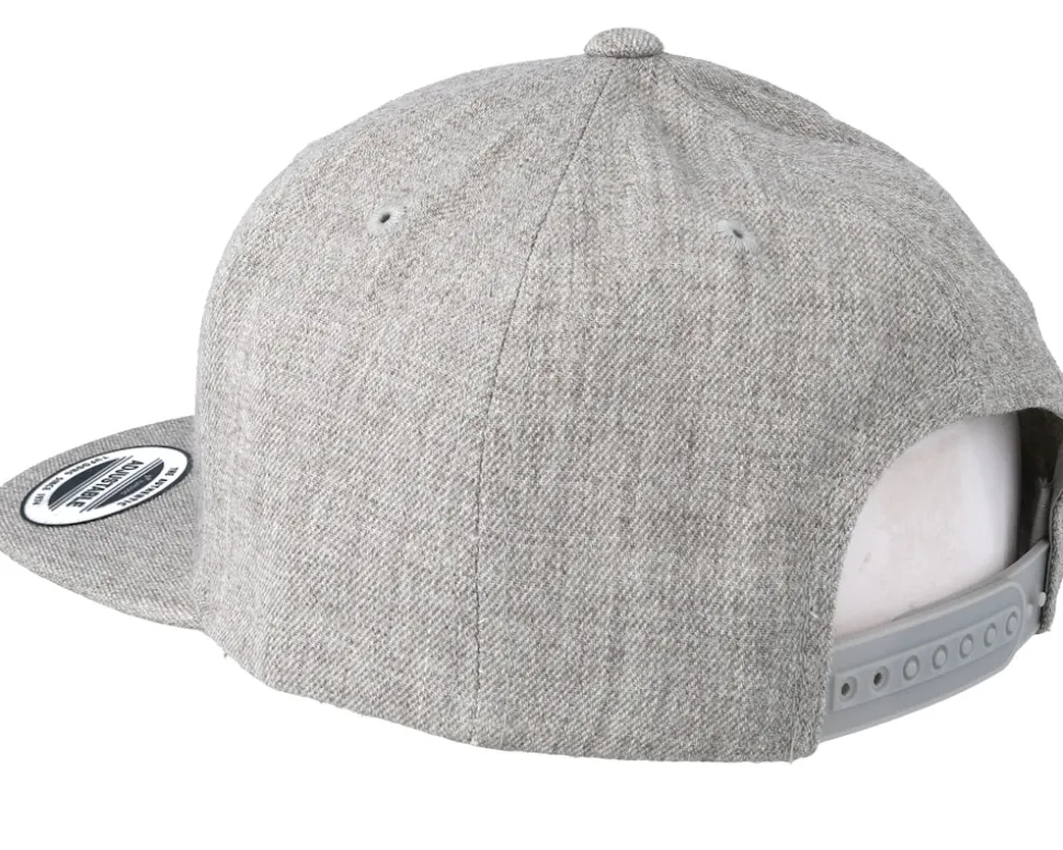 Kids Poopodile Heather Grey Snapback - Kiddo Cap