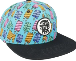Kids Pop Neon Blue Snapback - Headster