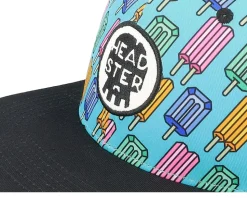 Kids Pop Neon Blue Snapback - Headster