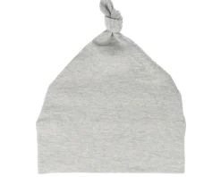 Kids Powder Pink Baby One-knot Beanie - Babybugz