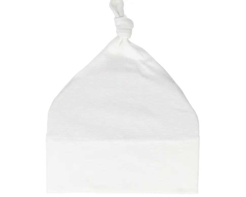 Kids Powder Pink Baby One-knot Beanie - Babybugz