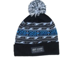 Kids Pure Surf Polar Beanie Navy Pom - Rip Curl