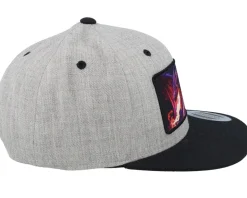 Kids Purple Dragongrey/Black Snapback - Kiddo Cap