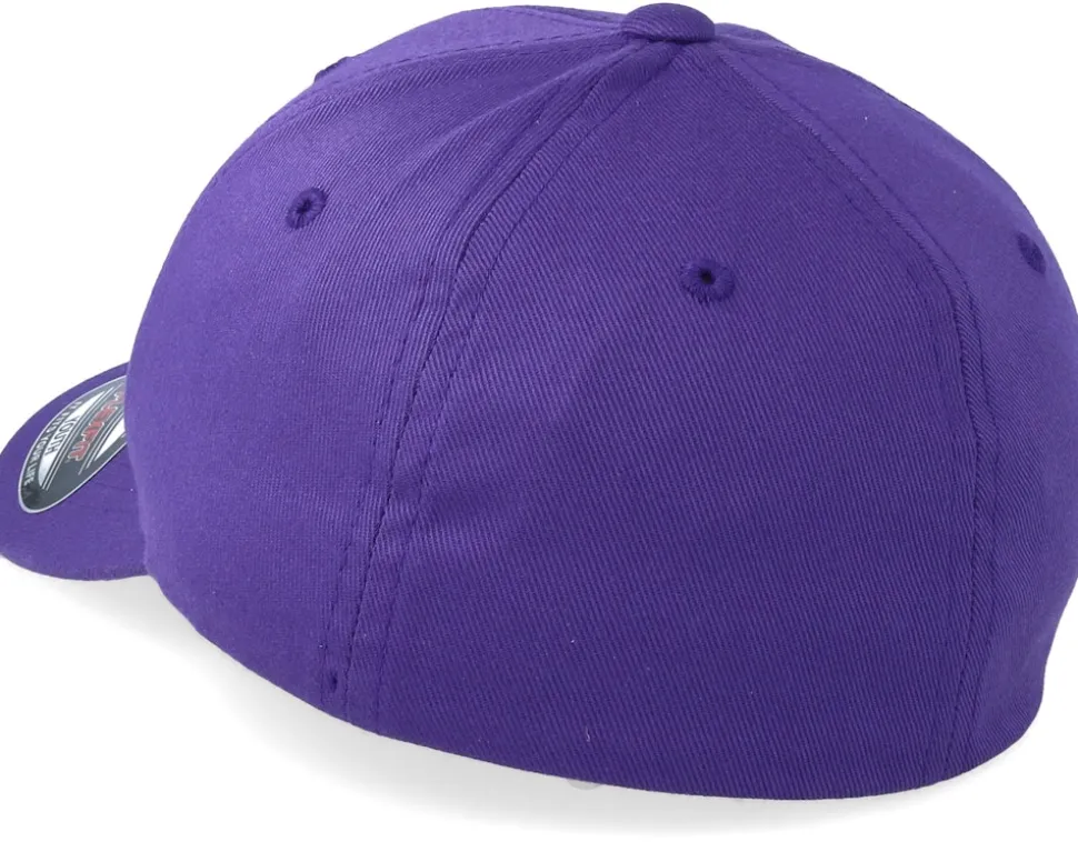 Kids Purple Flexfit Wooly Combed - Flexfit