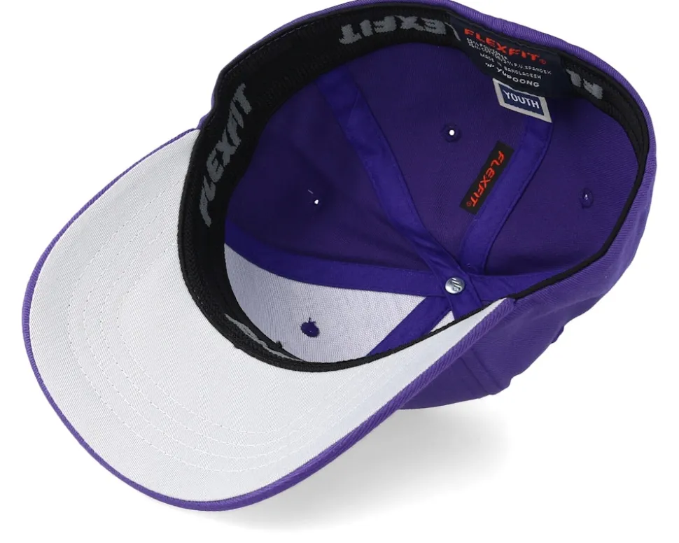 Kids Purple Flexfit Wooly Combed - Flexfit