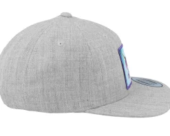 Kids Purple Unicorn Heather Grey Snapback - Unicorns