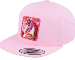 Kids Purple Unicorn Heather Grey Snapback - Unicorns