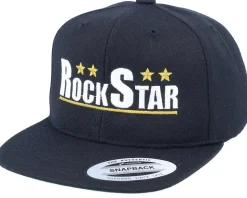 Kids Rock Star Black Snapback - Kiddo Cap