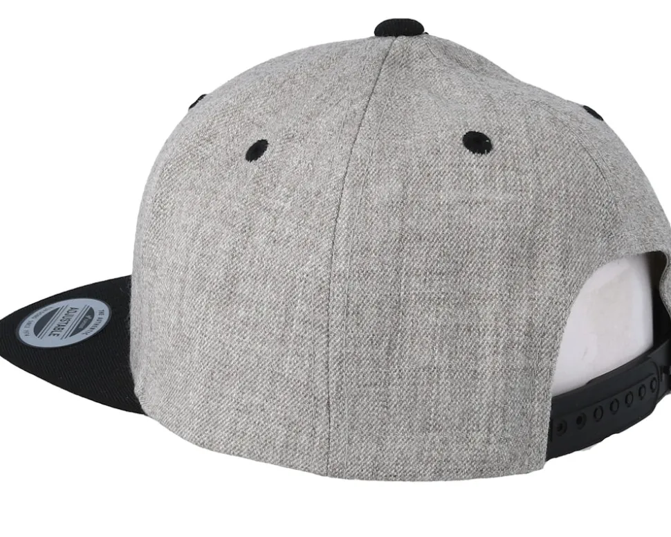 Kids Rocket Roll Grey/Black Snapback - Kiddo Cap