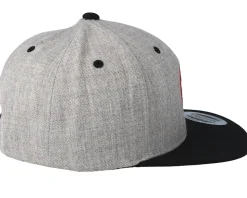 Kids Rocket Roll Grey/Black Snapback - Kiddo Cap
