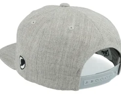 Kids Rufus Heather Grey Snapback - Lilla Spöket Laban