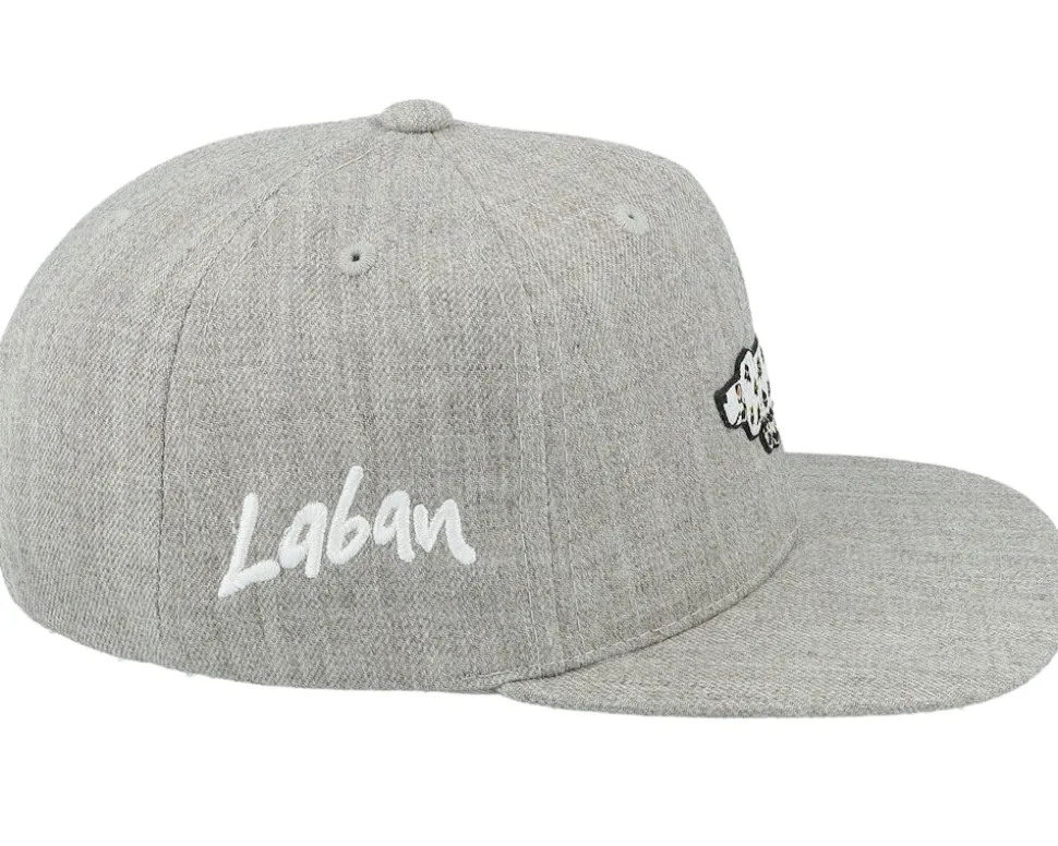 Kids Rufus Heather Grey Snapback - Lilla Spöket Laban