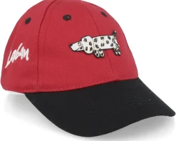 Kids Rufus Infant Cap Red/Black Adjustable - Lilla Spöket Laban