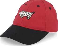Kids Rufus Infant Cap Red/Black Adjustable - Lilla Spöket Laban