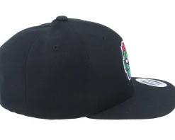 Kids Sad Zombie Brains Black Snapback - Kiddo Cap