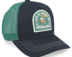 Kids Safari Cap Black/Stone Olive Trucker - SQRTN