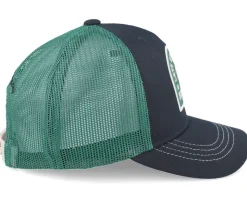 Kids Safari Cap Black/Stone Olive Trucker - SQRTN