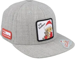 Kids Sandmännchen & Cat Patch Heather Grey Snapback - Unser Sandmännchen